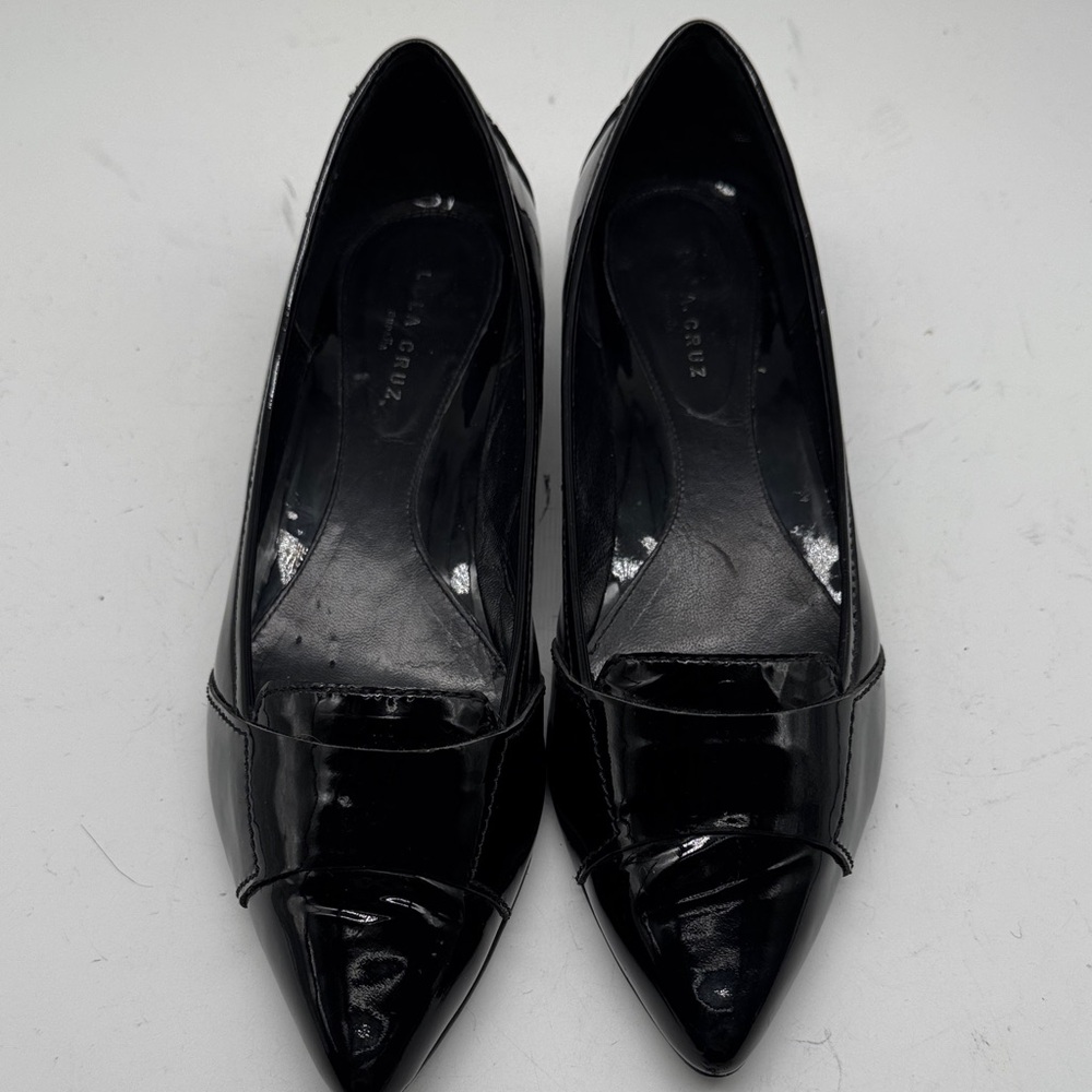 Lola Cruz patent leather flats 9 1/2 EU 40